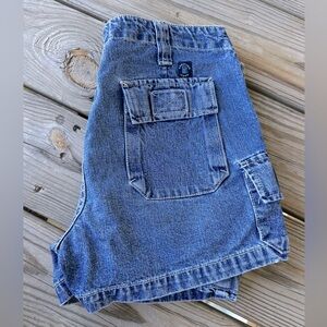 Gasoline Blue Denim Cargo Shorts size‎ 1/2